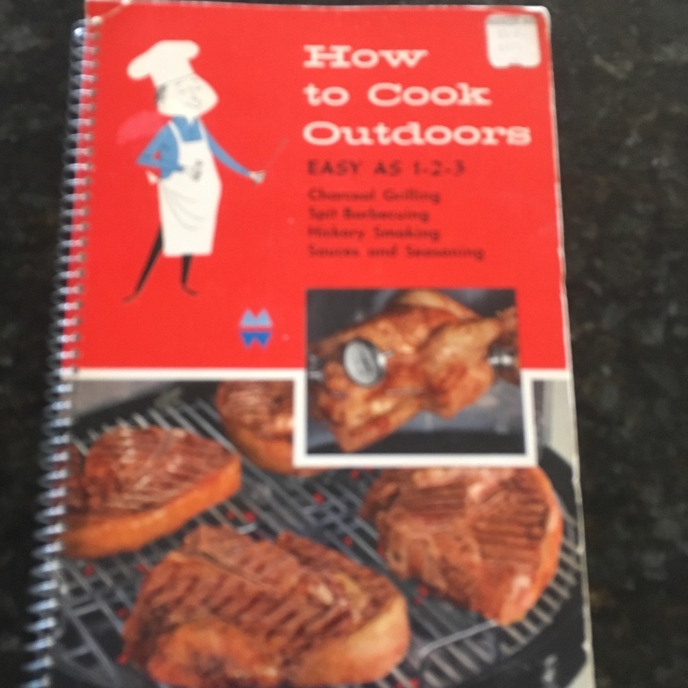 Vintage grill cookbook How to Cook Outdoors 1950s